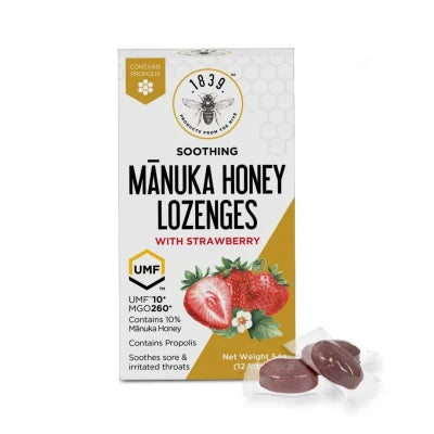 1839 MANUKA HONEY LOZENGES STRAWBERRY