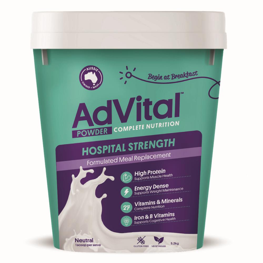ADVITAL POWDER COMP NUTRITION HOSP STRNGTH NEUTRL 5.2KG PAIL