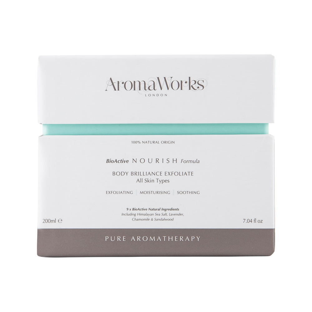AromaWorks Body Brilliance Exfoliate Bioactive Nourish Formula 200ml