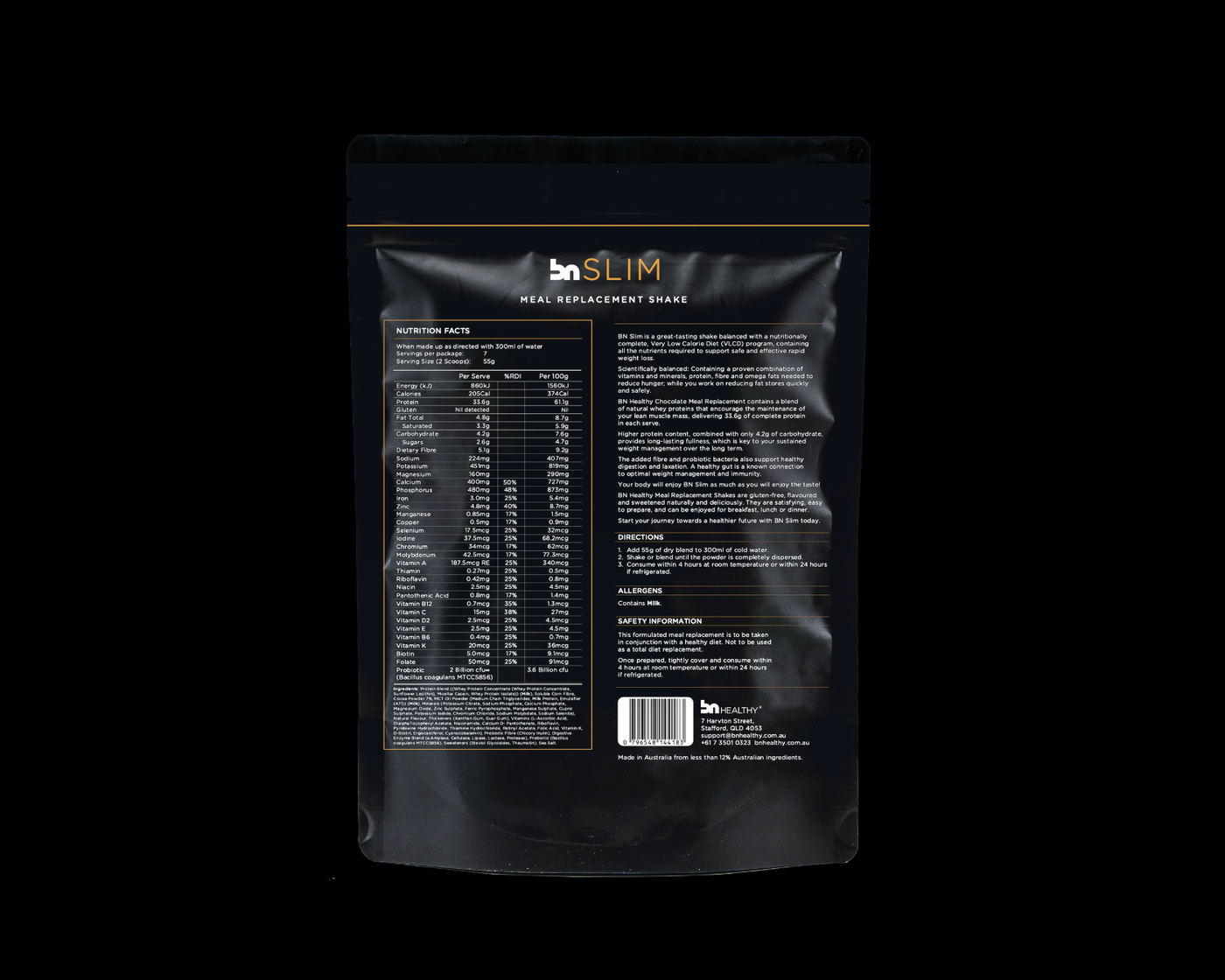 BN SLIM MEAL REPLACEMENT SHAKE COFFEE SACHET 55G