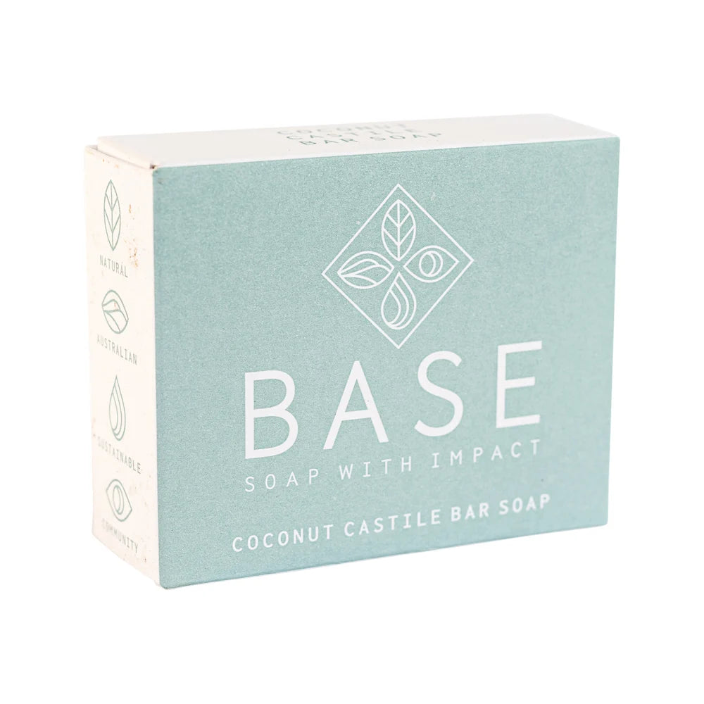 Base (Soap With Impact) Soap Bar Coconut Castile (Boxed) 120g