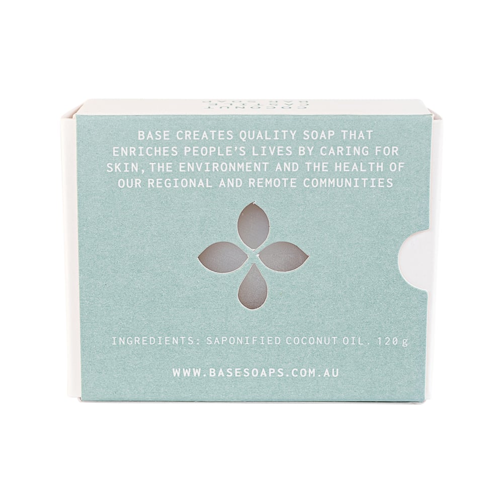 Base (Soap With Impact) Soap Bar Coconut Castile (Boxed) 120g