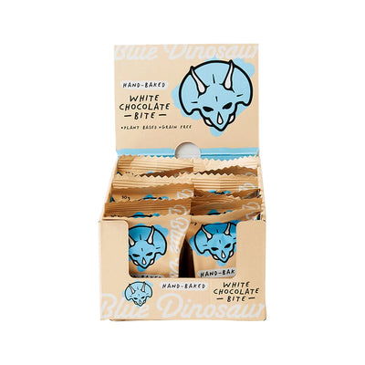 Blue Dinosaur Bites Bar White Chocolate 30g x 18 Display