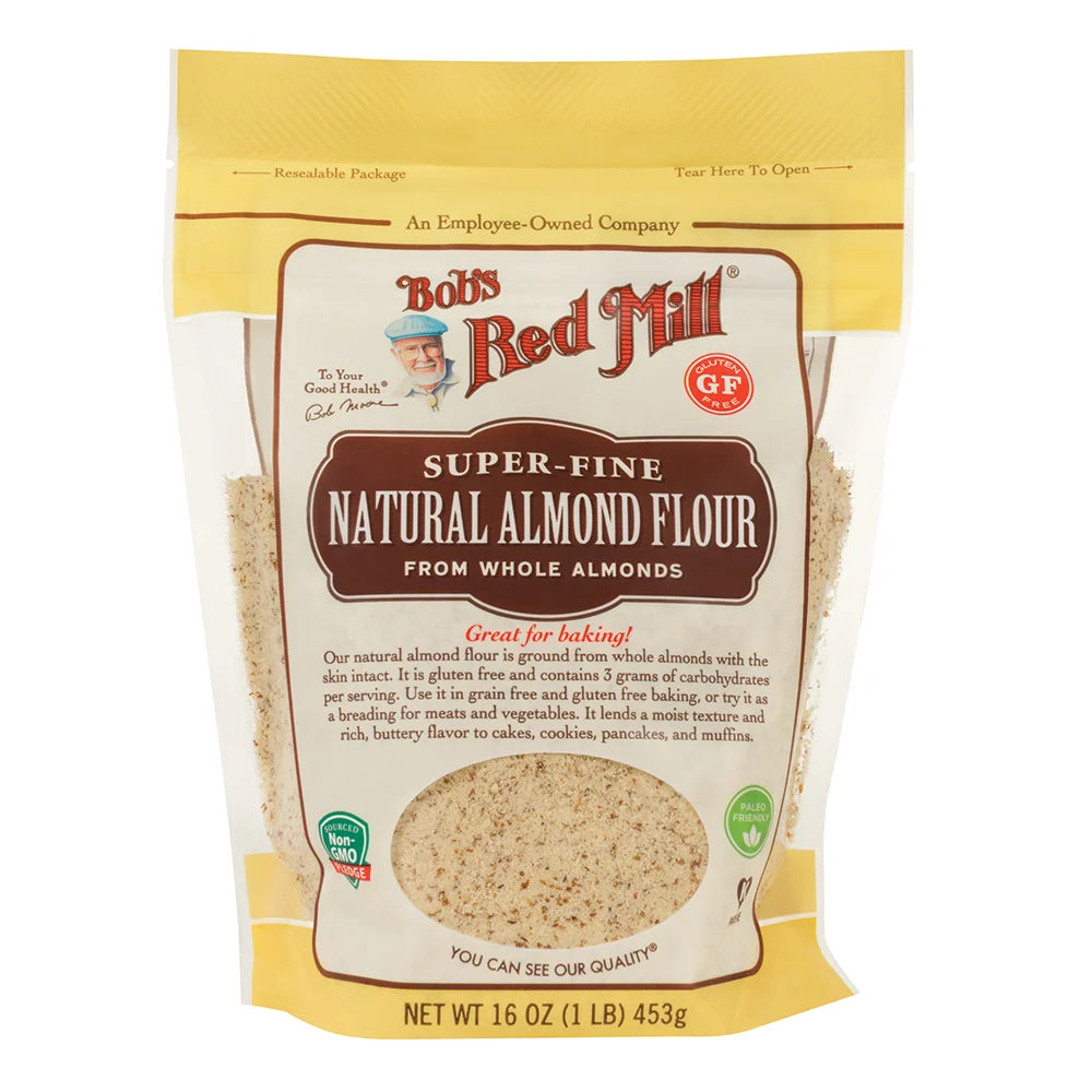 Bobs Red Mill Super-Fine Almond Flour Natural (from Whole Almonds) (Gluten Free) 453g
