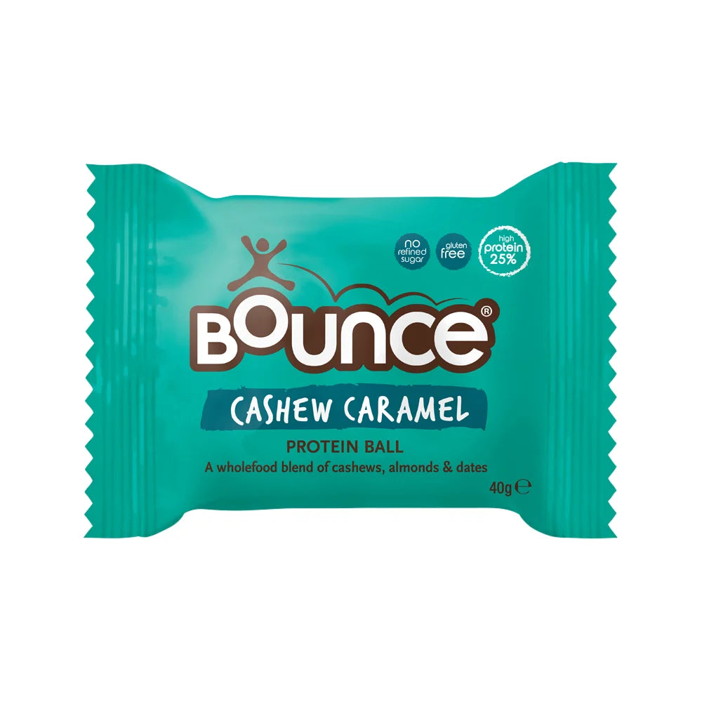 Bounce Protein Balls Cashew Caramel 40g x 12 Display