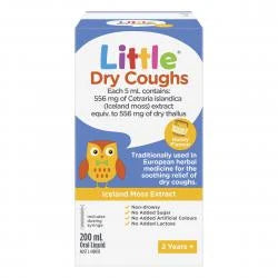 LITTLE DRY COUGHS ORAL LIQUID 556MG/5ML 200ML BOTTLE