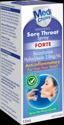 MEDICHOICE SORE THROAT SPRAY 15ML