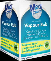 MEDICHOICE VAPOUR RUB 100G