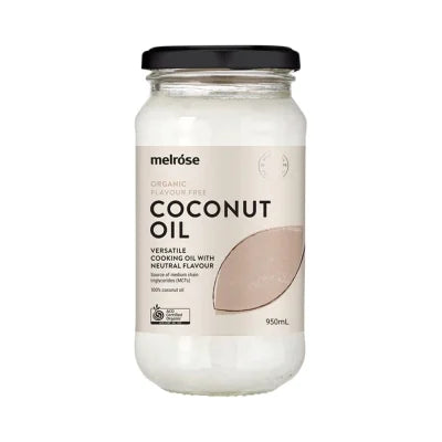 MELROSE ORGANIC COCONUT OIL FLAVOUR FREE 950ML