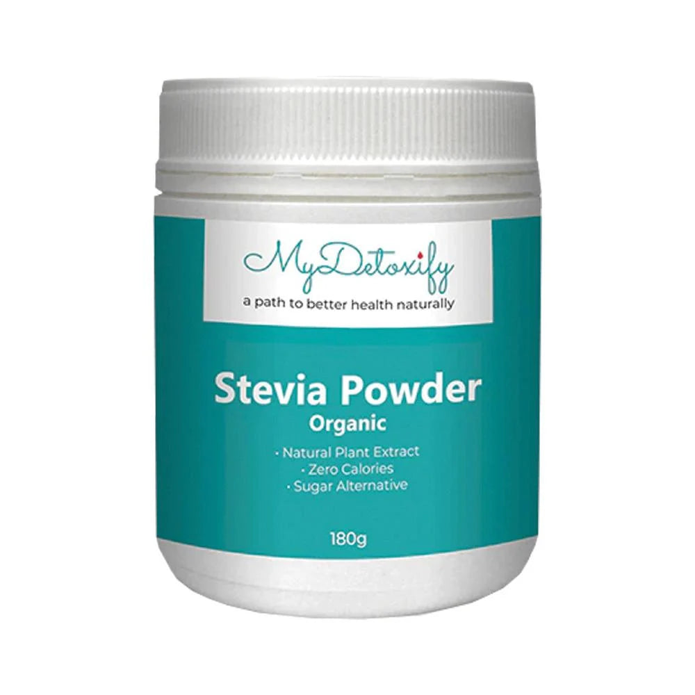 MYDETOXIFY ORGANIC STEVIA POWDER 180G