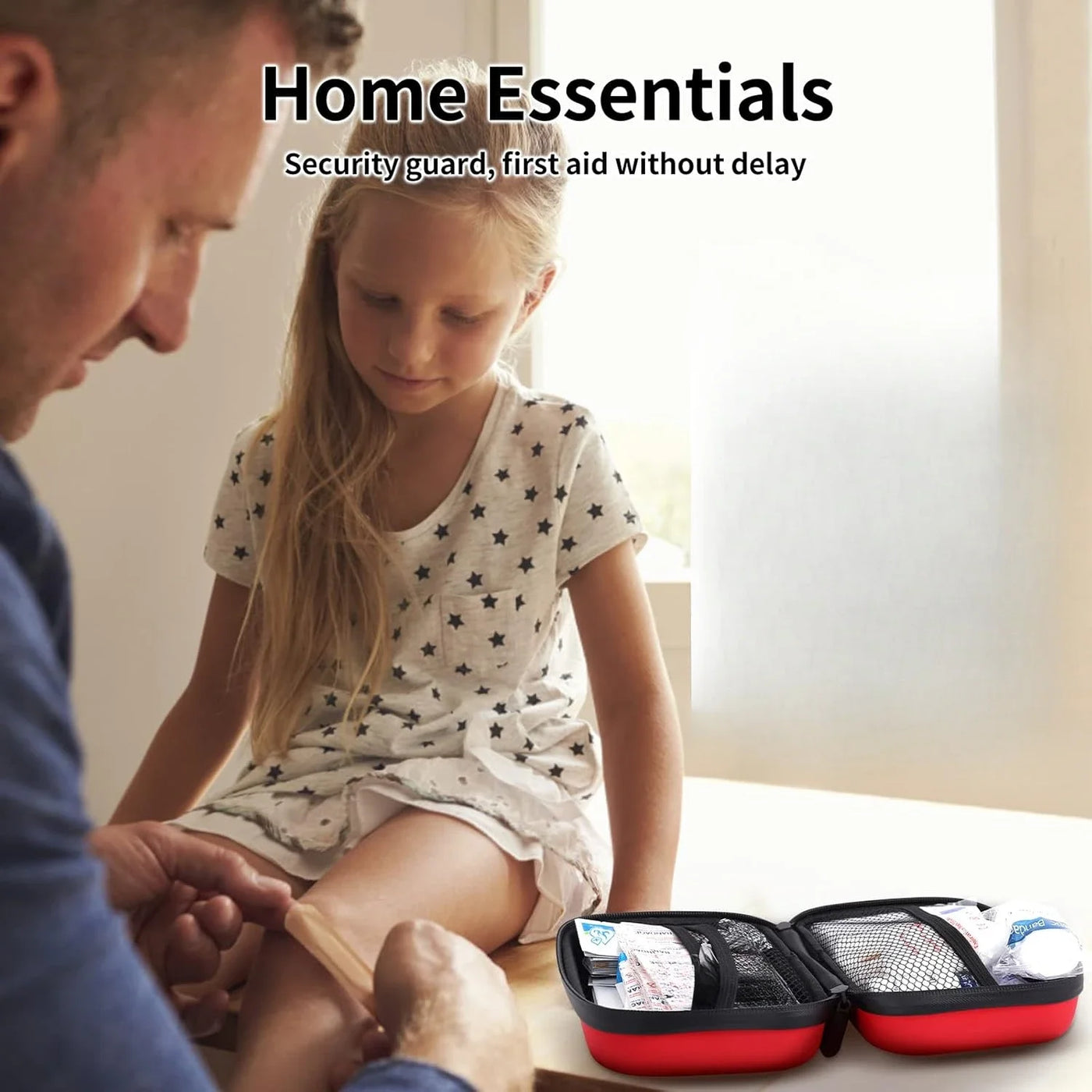 First Aid Kit for Car Home Travel and Camping Emergency Medical Kit for Survival Vehicle and Office