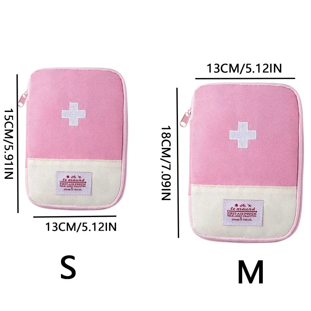 First Aid Kit Pouch Medicine Storage Bag for Home Emergency and Outdoor Travel